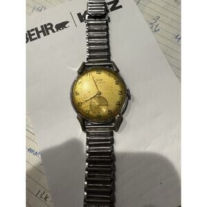 VINTAGE JUMBO TISSOT SWISS MANUAL MOVEMENT CIRCA 1940s w/SUB SECOND DIAL 37 mm
